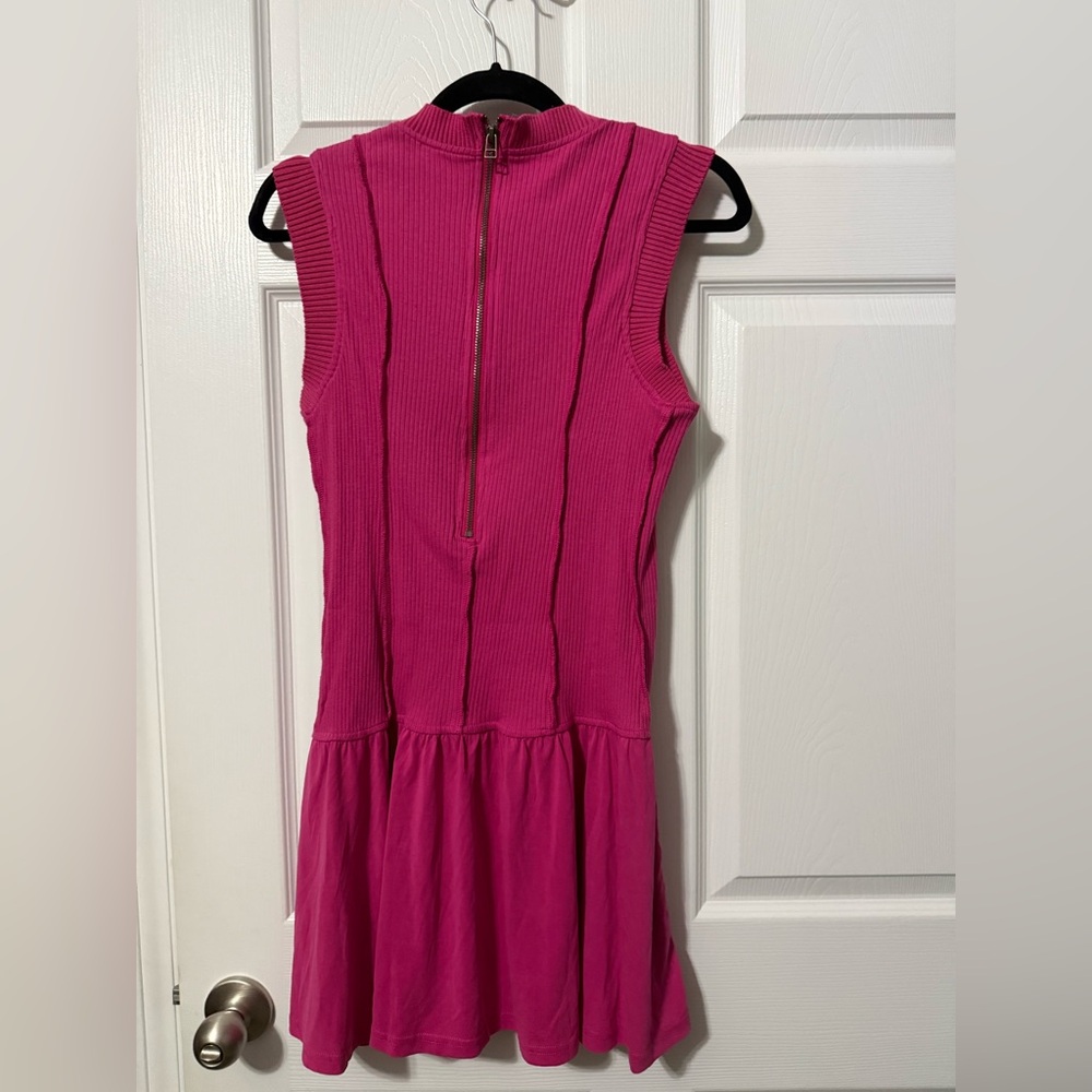 NWT Anthropologie Daily Practice Buzzer Beater Sleeveless Mini Dress- S- - Picture 3 of 5